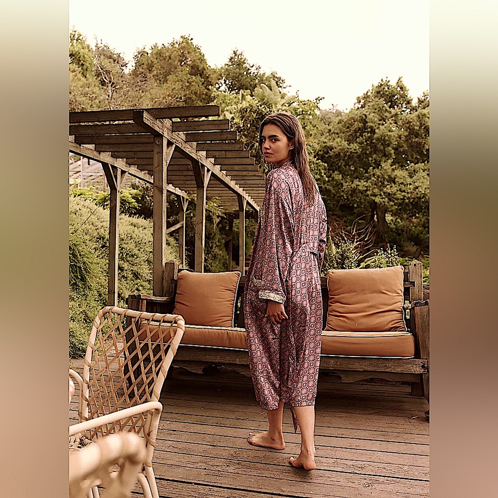 Free People Oasis House Robe NWT - Picture 7 of 14